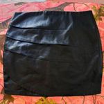 Forever 21 black faux leather mini pencil skirt Photo 6