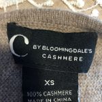 C By Bloomingdale's Dip Dyed Cashmere Asymmetrical Sweater black tan size XS Brown Photo 10