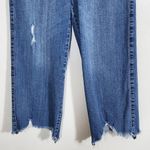 Cropped Distressed Denim Size 27 Ella Moss Wide Leg Cropped Jeans Photo 3