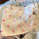 PINK - Victoria's Secret  Extremely Distressed Pale Blue Denim Jeans Shorts 6 Photo 15