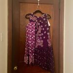 Anna Sui NWT  Y2K Purple Asymmetrical Silk Dress Photo 1