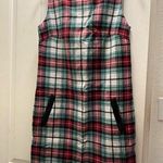 Vineyard Vines Womens vineyard vine Christmas plaid black sequins sleeveless shift dress Photo 0