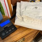 Banana Republic White Denim Boot Cut Jeans Mid Rise 30/10 31” inseam Flap pock. Photo 14