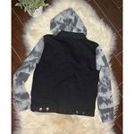 Brooklyn Cloth  LLC black denim vest w/ tie dye sz Large Photo 1