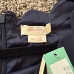 NWT Mauvette‎ Middleton Ponte Navy Dress Size M Career Office Size M Photo 4