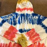 Beach Riot  Women’s Red, Gold & Blue Tie Dye Shorts Outfit - Size L Photo 5