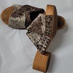 Free People  Velvet Dreams Wooden Sandals Photo 5