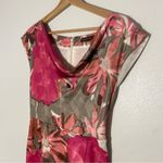 Banana Republic  Mad Men Floral Midi Length Linen Blend Sheath Dress Photo 6