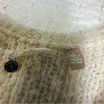 Anthropologie Wool Alpaca Blend Knitted & Knotted Felted Lace Ivory Cream Top Photo 8