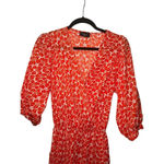 VICI Dolls Red Floral Begonia Pocketed Jumpsuit Photo 3