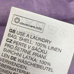 & Other Stories & Other Stories Wrap Mini Dress Purple Linen Short Sleeve Casual Size US 0 READ Photo 6