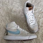 Nike Blazer Mid 77 SE Indigo White Blue Botanical Cork High Top Sneakers 6.5 Photo 0