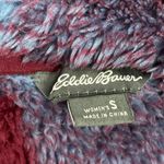 Eddie Bauer Eddie‎ Bauer Pullover Jacket Plaid Faux Fur Fleece Size Small Sweatshirt Women Photo 4