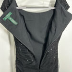 Ralph Lauren  Evening Dress Black Sequin and Tulle Size 4 Photo 3