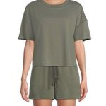 secret treasures  Womens Cut Off Shorts & Top Sleepwear Leisure Size S 4-6 New Photo 0