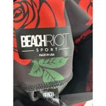 Beach Riot Piper High Waist Leggings Roses Print Black Red Women’s Size S USA Photo 4
