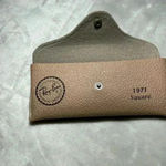 Ray-Ban Vintage Original Luxottica ‎ Tan/Brown Leather Sunglasses Case Only Photo 2