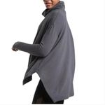 Athleta Women's Ethereal Brushed Funnel Cowl Neck Sweatshirt in Gray Sz Medium Photo 1