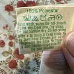 Laura Ashley  Floral Square Polyester Scarf Cottagecore Vintage Made In Italy Photo 4