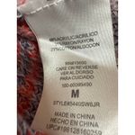 My Michelle MM by My Michell Multicolor Striped Long Sleeve V Neck Cropped Sweater Top Sz M Photo 3