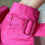 Vintage 80s J. Gallery Bright Pink Long Coat Jacket Raincoat Women’s Size 5/6 Photo 2