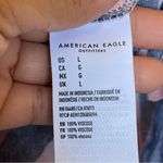 American Eagle striped button down shirt SZ L Photo 4