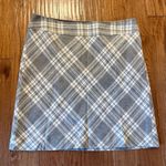 Talbots  Wool blend grey and white plaid pencil skirt size 16 Photo 2
