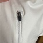 Amazon Running Jacket Slim Fit Zip Up Athletic Jacket with Thumb Holes White Size Small Photo 6