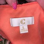 Charming Charlie green pink leaf pattern sleeveless summer dress Photo 7