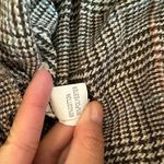 SheIn Gray Plaid Neutral Midi Knee Length High Waisted Skirt Size Medium Photo 5