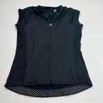 Bontrager Fitted Cycling Top Jersey‎ Womens Size Large Black Athletic Bicycle Photo 0