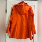 Dennis Basso  Bright Orange Raincoat Photo 1