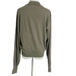 Good American  Size 1/2  Top Blouse Pullover Olive Sweater Pullover Photo 2