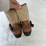 Kelsi Dagger  Leather Sherpa Booties Size 8 Photo 6