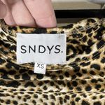 SNDYS x Revolve Skin Leopard Bodycon Maxi Dress Size XS Sexy Designer Going Out Brown Photo 3