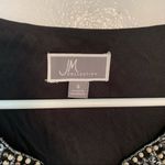 JM Collection Sleeveless Shift Dress Black Tan Geometric Photo 10