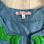 Frances Valentine Peacock Tunic Dress Size 4 Blue Photo 6