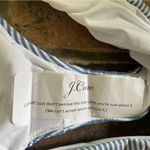 J.Crew Hipster Bikini Bottom In Seersucker Blue and White Stripe Size 2X Photo 5