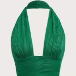 SheIn Summer Green Halter Top Photo 0