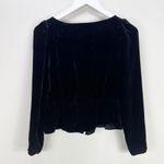 The Kooples  crown velvet peplum top long sleeve size 2 nwt Photo 7