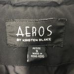 AEROS Women's Quilted Black Full Zip Jacket Size PS Photo 1