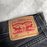 Levi's  Black 501 Button Fly Cutoff High Waist Jean Shorts 30 Photo 6