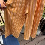 Caution to the Wind  Orange Striped Maxi Dress Photo 5