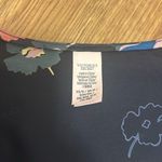 Victoria's Secret XS Navy Blue Multicolor Floral Satin Open Kimono Lace Robe Photo 1