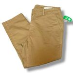 Gap NWT Downtown Khaki Pants 10P Petite Straight Leg Regenerative Cotton Photo 0