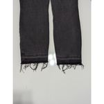 NYDJ Ami Skinny Jeans Released Hem Raw Frayed Distressed Olympic Gray Black 10 Photo 3