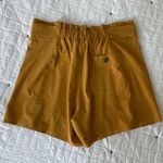 Athleta Skyline Short II Paperbag Waist Belted Travel in Tuscan Gold Size 8 Photo 4