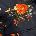 Dolce Bianca Navy Floral Print Strapless Maxi Dress Size Small Blue Photo 2