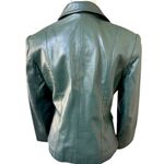 VERY RARE VTG FRANCO DIMARCO VERONA TEAL GREEN LEATHER JACKET‎ MEDIUM EUC Photo 6