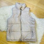 Old Navy Mauve pink blush puffer vest for fall and winter L Photo 10